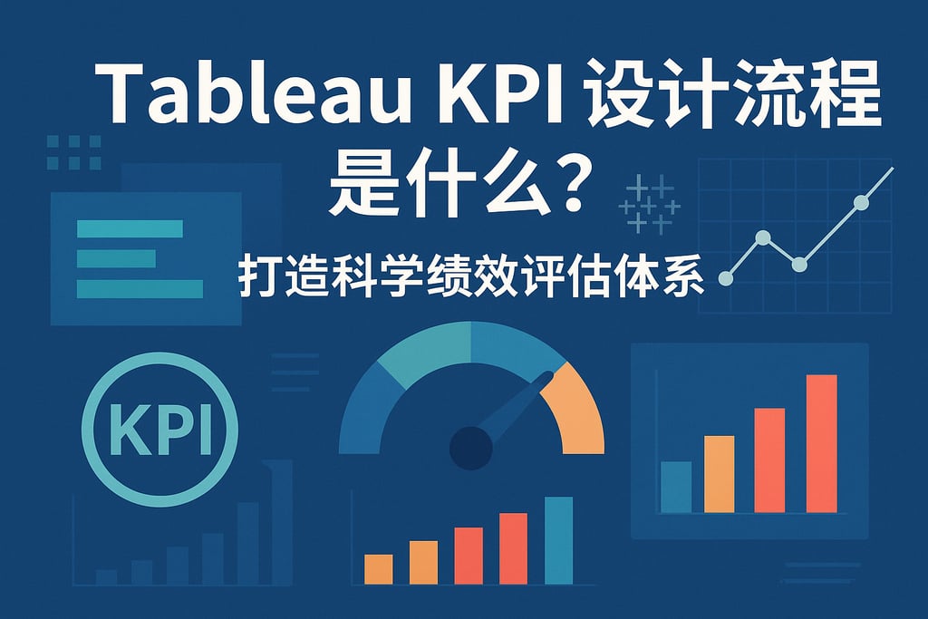 Tableau KPI设计流程是什么？打造科学绩效评估体系